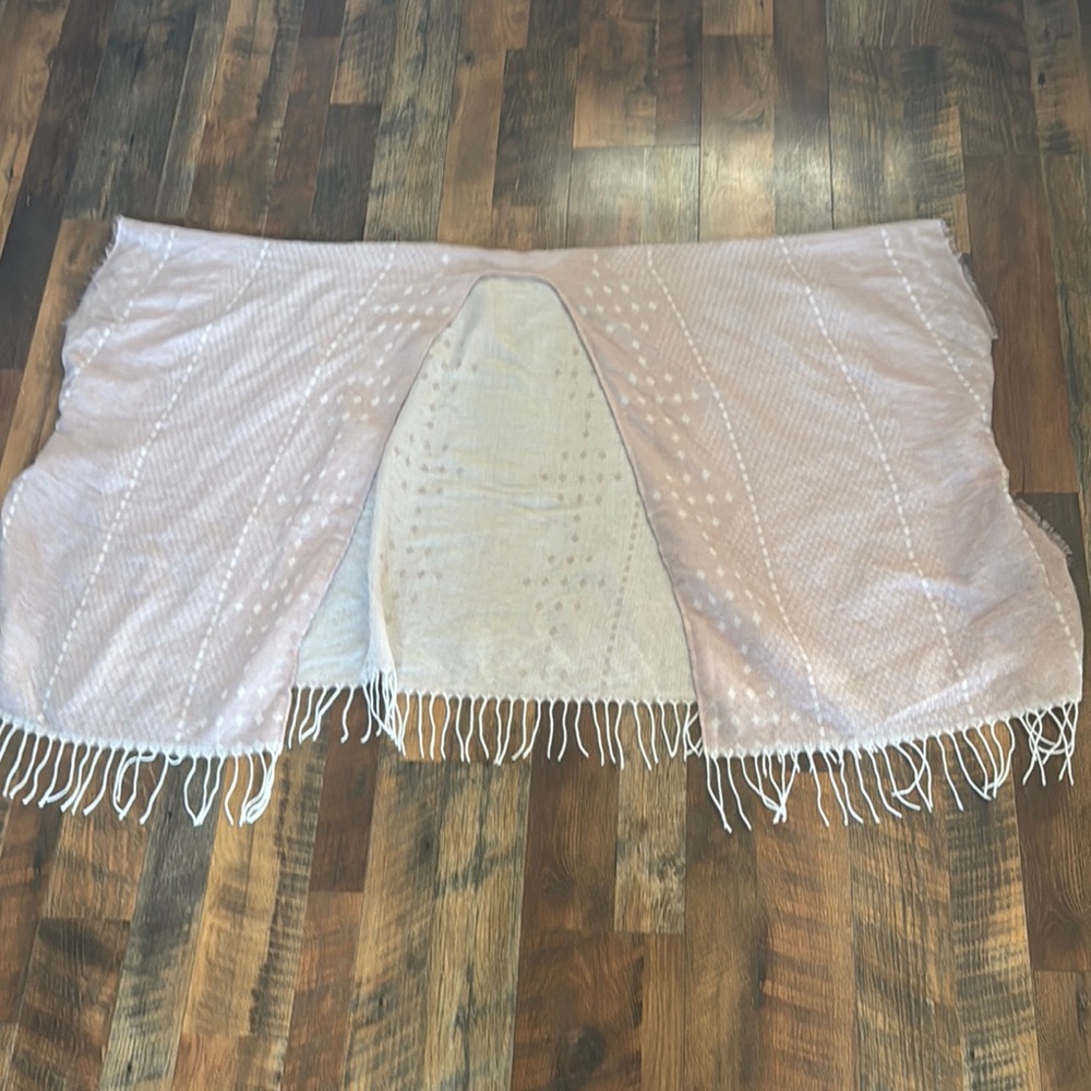 Gentle Fawn Cream Cape with Fringe